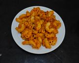 A picture of step 5 of Indian Style Macaroni Pasta.