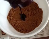 A picture of step 2 of Choco lava cake.