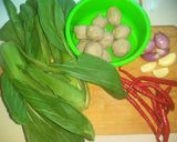 Foto langkah ke 1 dari resep Tumis Pakcoy Bakso.