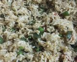 A picture of step 3 of Vegetable fried rice.