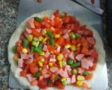 Hình bước làm 3 của món Pizza thập cẩm