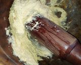 A picture of step 4 of Bitterleaf soup.