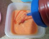 A picture of step 2 of Orange chicken.