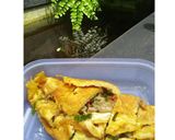 Foto langkah ke 5 dari resep Omlet isi jamur merang.