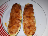 Calabacines rellenos de atún