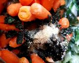 A picture of step 1 of My Minty Leek & Carrot Soup. 😁.