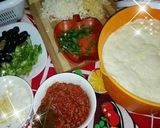 صورة لخطوة 1 من وصفة بيتزا النجمة ☀️🍕🍕