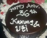 Foto langkah ke 8 dari resep Kue ultah coklat pagar.