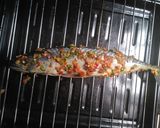A picture of step 4 of Grilled mackerel (Titus) fish.