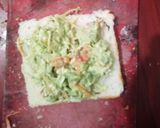 A picture of step 2 of Vegetable Sandwich.