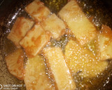 A picture of step 2 of Simple Yam with flour.
