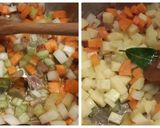 Foto del passaggio 1 della ricetta Minestra di orzo e fagioli cannellini
