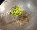 A picture of step 2 of Dill Greens and Moong Dal.