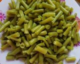 Foto del paso 1 de la receta: Chuleta ahumada en salsa verde con ejotes