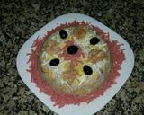 صورة لخطوة 3 من وصفة كيكة الأرز والخضار الصيفية