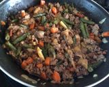 Foto del paso 1 de la receta: Pastel de carne y vegetales
