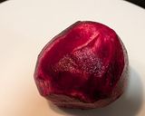 A picture of step 1 of Beetroot mini tacos.