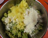 A picture of step 3 of Spring Onion Chickpea Kebabs.