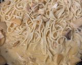 A picture of step 5 of Beef Stroganoff Pasta.