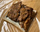 Foto langkah ke 4 dari resep Sarapan Diet : Sandwich Ayam Jamur (424 kkal).
