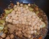 A picture of step 4 of Karahi Chola Chaat.