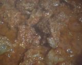 A picture of step 6 of Mutton Karahi.