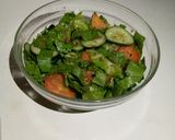 A picture of step 3 of Gréek salad🥗.