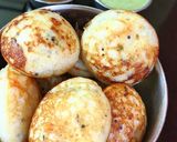 A picture of step 3 of Paneer Paddu (appe).