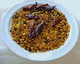 A picture of step 3 of Ridge gourd chutney.