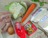 Foto langkah ke 1 dari resep Bakwan (Eci) + Sambal Keto / Debm.