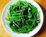 辣炒莧菜皮蛋的食譜步驟5照片