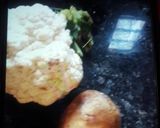 A picture of step 1 of Cauliflower veg.