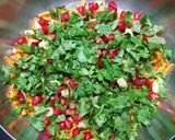 A picture of step 2 of Falahari Bhel.