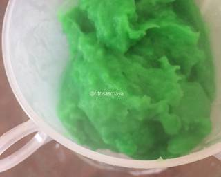 Pandan Cake Cendol Palm Sugar Pudding - Step 6