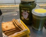 抹茶醬 中立蘇打餅抹茶夾心的食譜步驟2照片