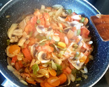 Foto del paso 4 de la receta: Pollo, verduras y champiñones al curry en olla de cocción lenta
