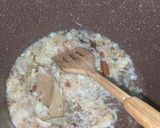 A picture of step 2 of Chicken alu biryani.