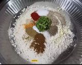 A picture of step 2 of Bajri Methi Masala Vada.