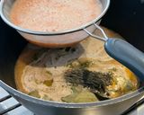 A picture of step 2 of Chipotle Pork Pozole.