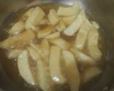 A picture of step 3 of Glaze honey chilli potatoes.
