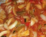 Csípős csirke zöldséges bulgurral recept fázis 2 fotója