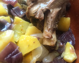 Foto del paso 6 de la receta: Cordero al calvados, con patatas, cebolla.....y aroma de tomillo
