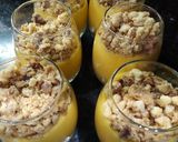 Foto del paso 4 de la receta: Postre de duraznos con crumble en vasos