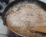 A picture of step 5 of Seasome seeds (till) peanuts jaggery chikki(till gud chikki).
