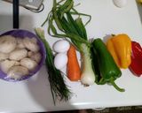 Foto del paso 1 de la receta: 🍄Pastelitos de Champiñón con arroz al curry 🍚
