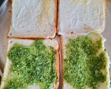A picture of step 3 of Beetroot veggie sandwich.