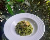 Foto langkah ke 4 dari resep Spinach Shrimp Creamy Pasta.