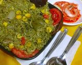 पालक कॉर्न राइस (Palak corn rice recipe in Hindi) रेसिपी चरण 9 फोटो