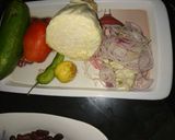 A picture of step 1 of Kidneys beens salad really good for health.