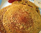 A picture of step 6 of Besan ka cheela.